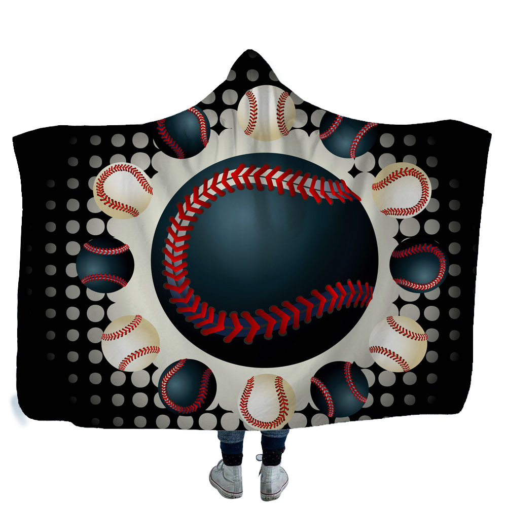 Sport Ball Hooded Blanket 15