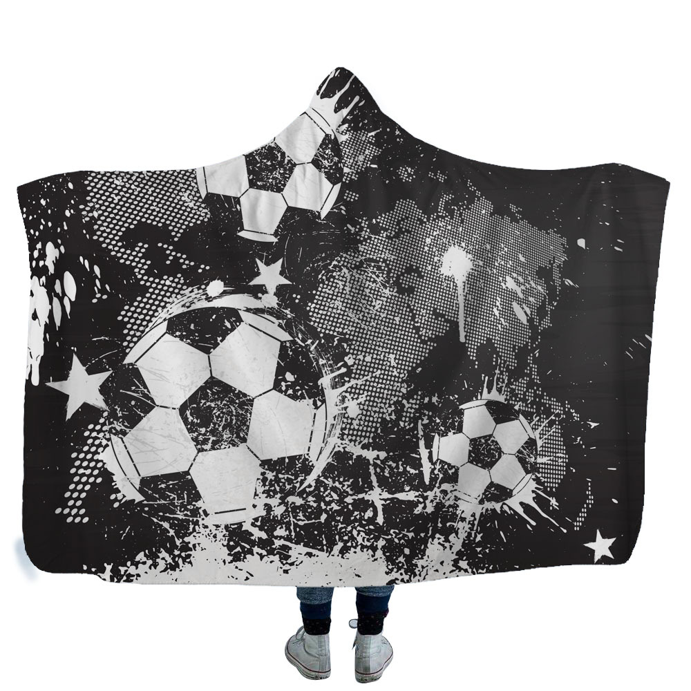Sport Ball Hooded Blanket 16