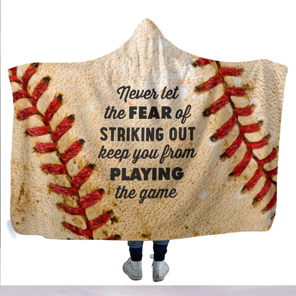 Sport Ball Hooded Blanket 17