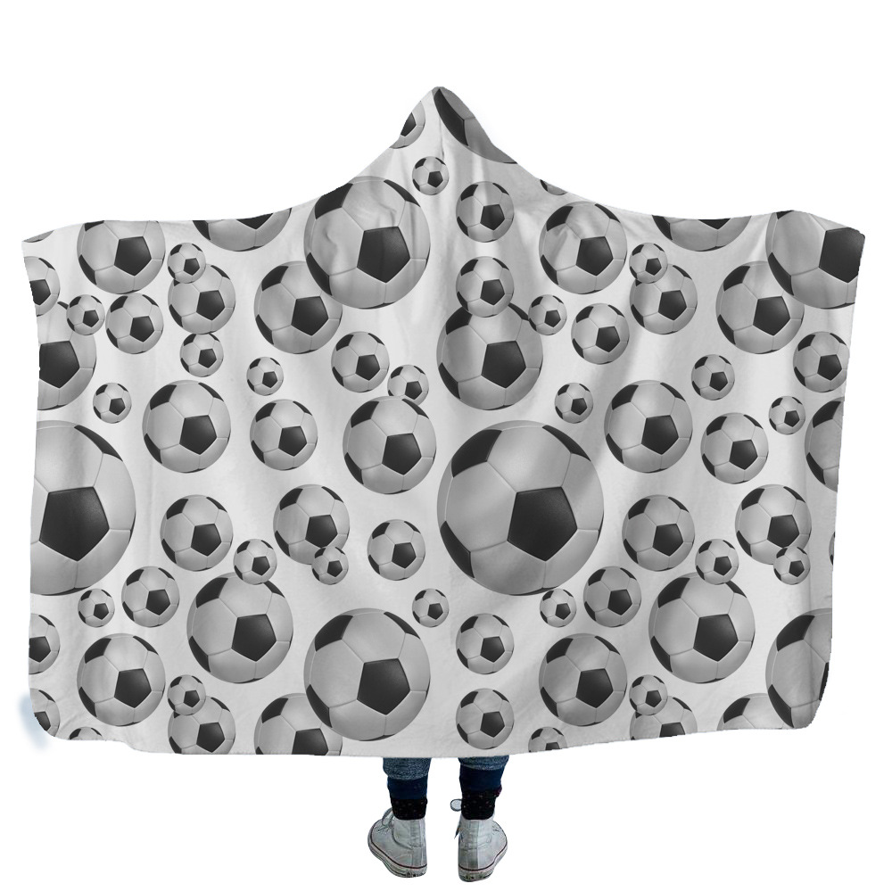 Sport Ball Hooded Blanket 4
