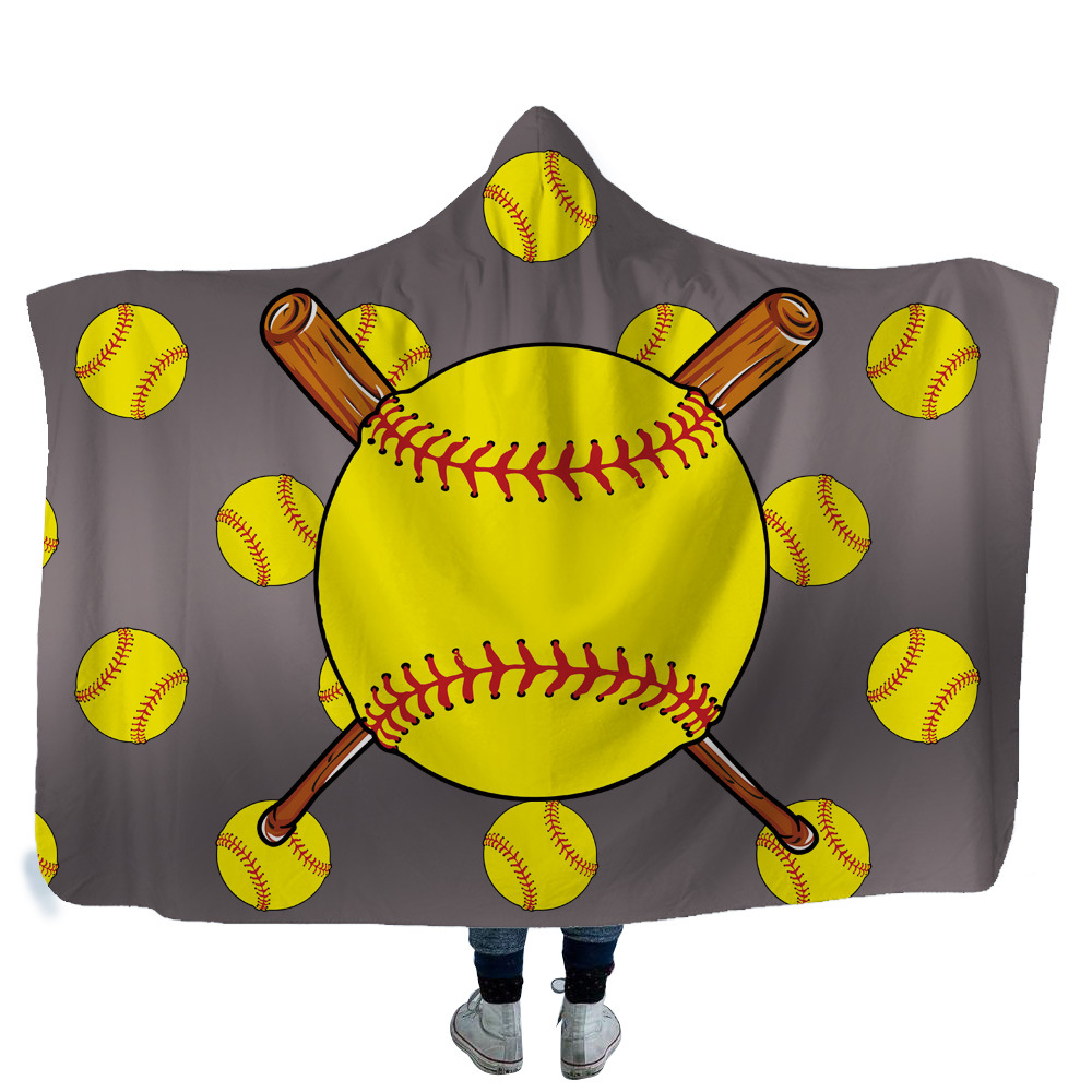 Sport Ball Hooded Blanket 6