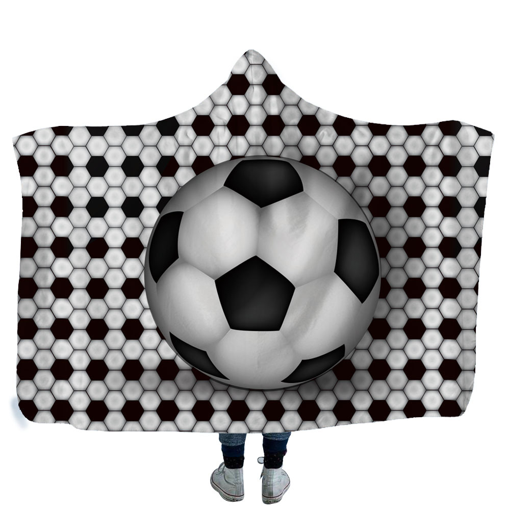 Sport Ball Hooded Blanket 9