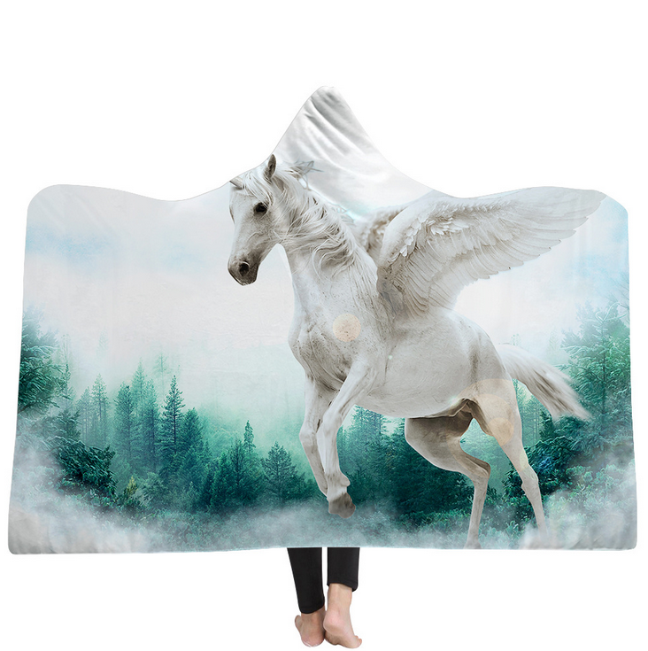 High Quality 54 Unicorn Hooded Blanket For Adult 12 Unicorn Hooded Blanket 11