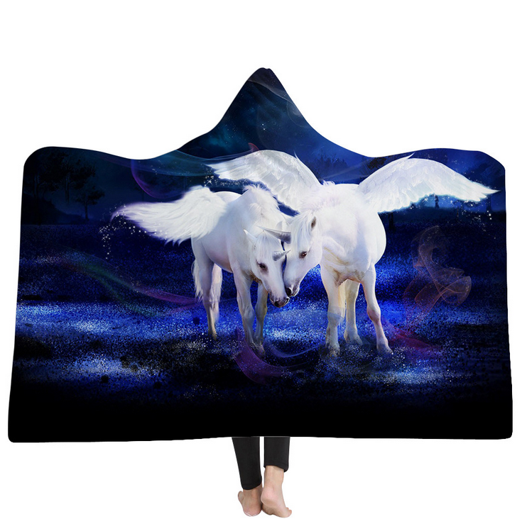 High Quality 54 Unicorn Hooded Blanket For Adult 13 Unicorn Hooded Blanket 12
