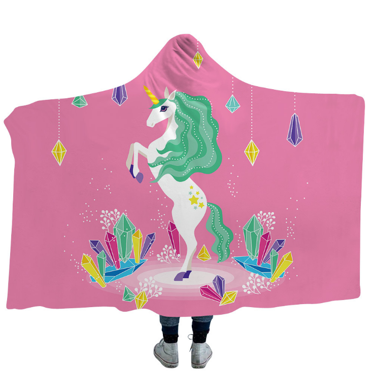 High Quality 54 Unicorn Hooded Blanket For Adult 16 Unicorn Hooded Blanket 15