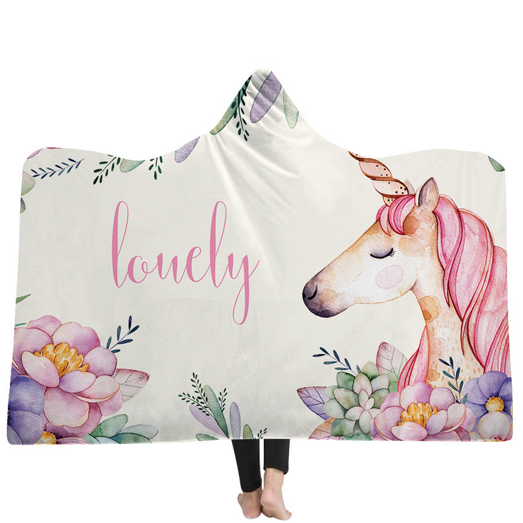 High Quality 54 Unicorn Hooded Blanket For Adult 17 Unicorn Hooded Blanket 16