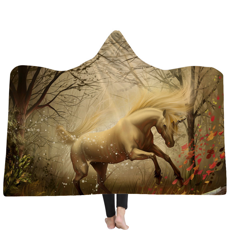 High Quality 54 Unicorn Hooded Blanket For Adult 19 Unicorn Hooded Blanket 18