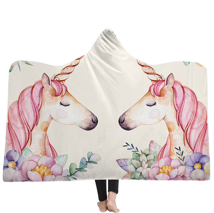 High Quality 54 Unicorn Hooded Blanket For Adult 20 Unicorn Hooded Blanket 19