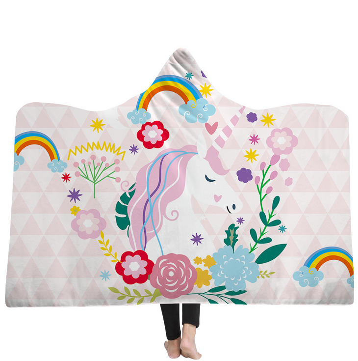 High Quality 54 Unicorn Hooded Blanket For Adult 21 Unicorn Hooded Blanket 20