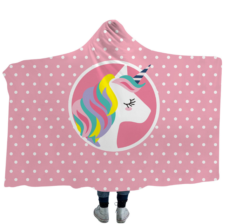 High Quality 54 Unicorn Hooded Blanket For Adult 22 Unicorn Hooded Blanket 21