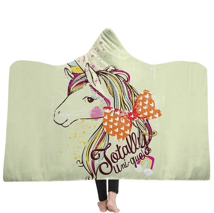 High Quality 54 Unicorn Hooded Blanket For Adult 26 Unicorn Hooded Blanket 25