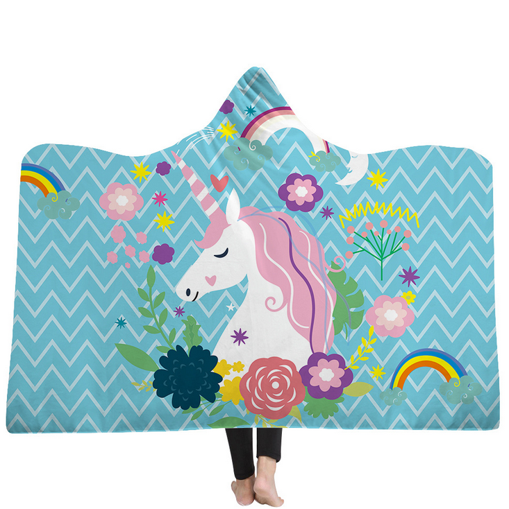 High Quality 54 Unicorn Hooded Blanket For Adult 28 Unicorn Hooded Blanket 27