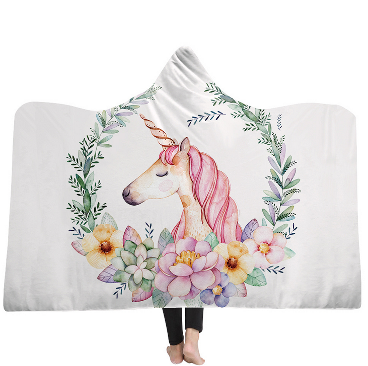 High Quality 54 Unicorn Hooded Blanket For Adult 39 Unicorn Hooded Blanket 38