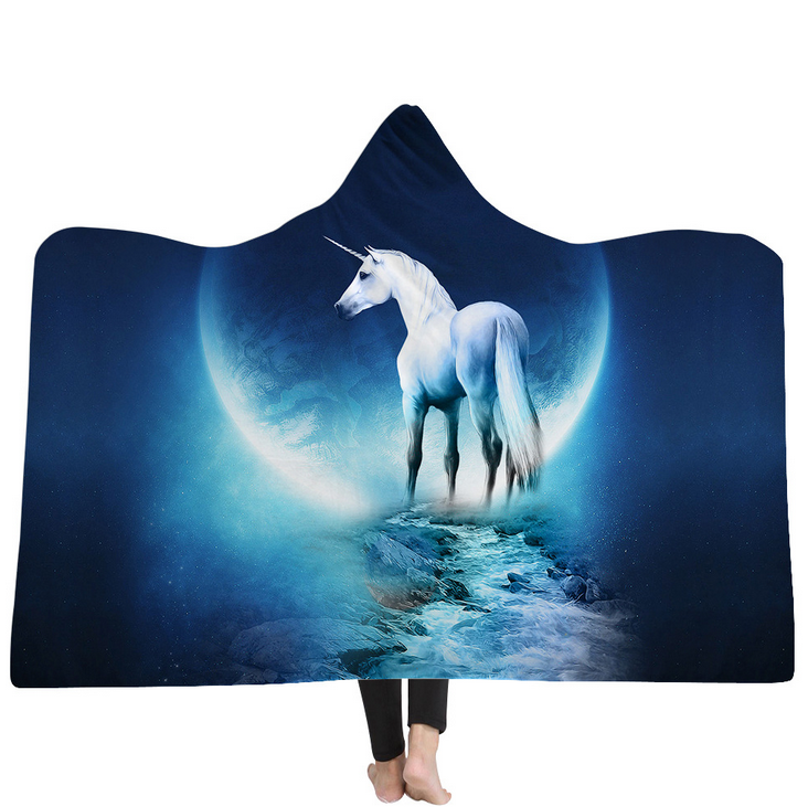 High Quality 54 Unicorn Hooded Blanket For Adult 42 Unicorn Hooded Blanket 41