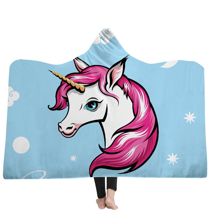 High Quality 54 Unicorn Hooded Blanket For Adult 51 Unicorn Hooded Blanket 51