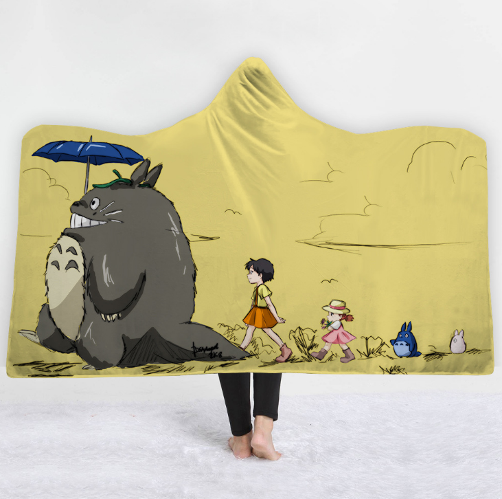 Cartoon Hooded Blanket - 12