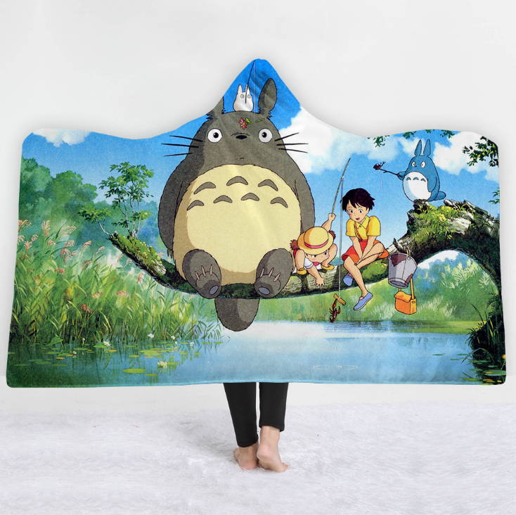 Cartoon Hooded Blanket - 13