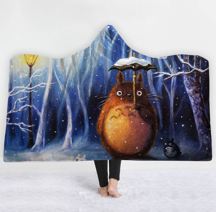 Cartoon Hooded Blanket - 5