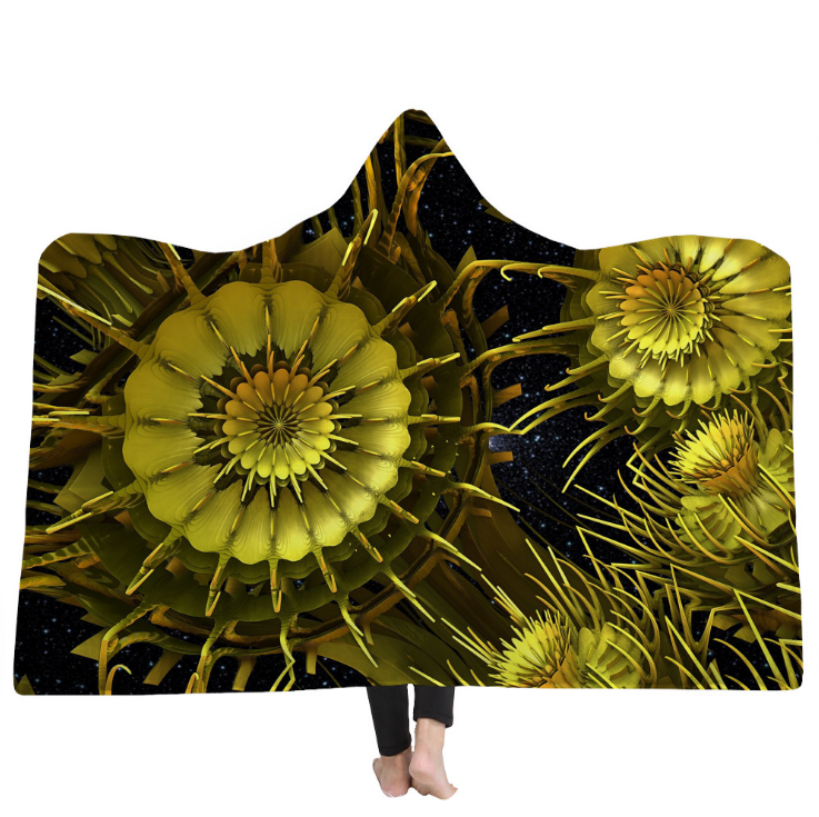 High Quality 15 Geometric Pattern Hooded Blanket 11 geometric blanket 10