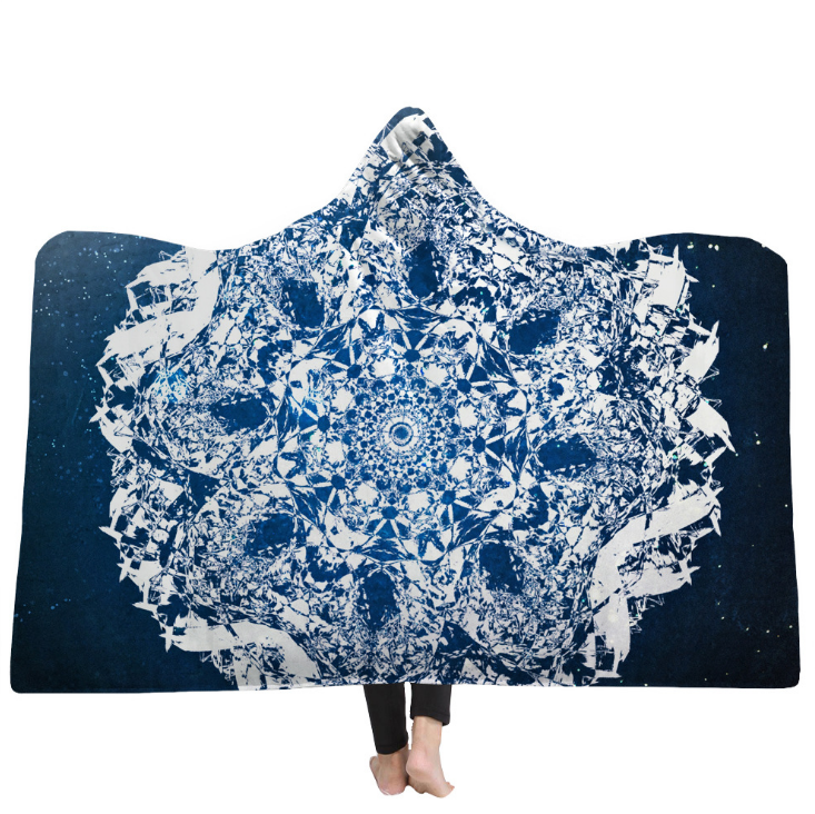 High Quality 15 Geometric Pattern Hooded Blanket 4 geometric blanket 3