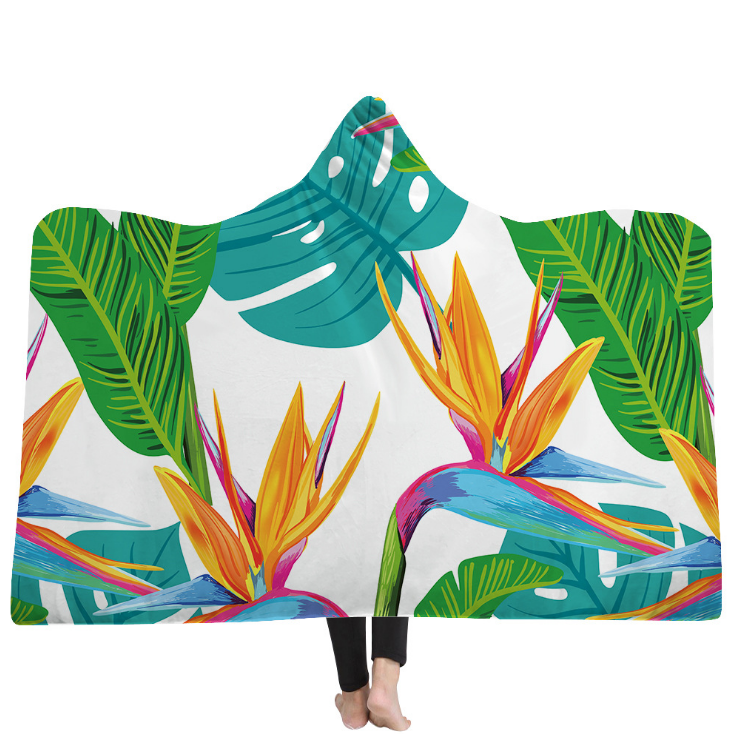 plant hooded blanket 12