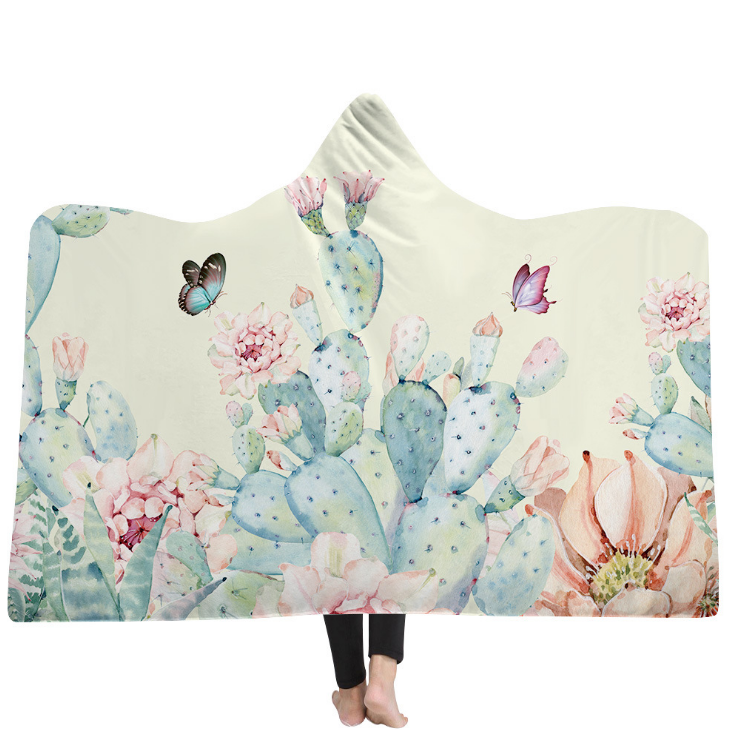 plant hooded blanket 23