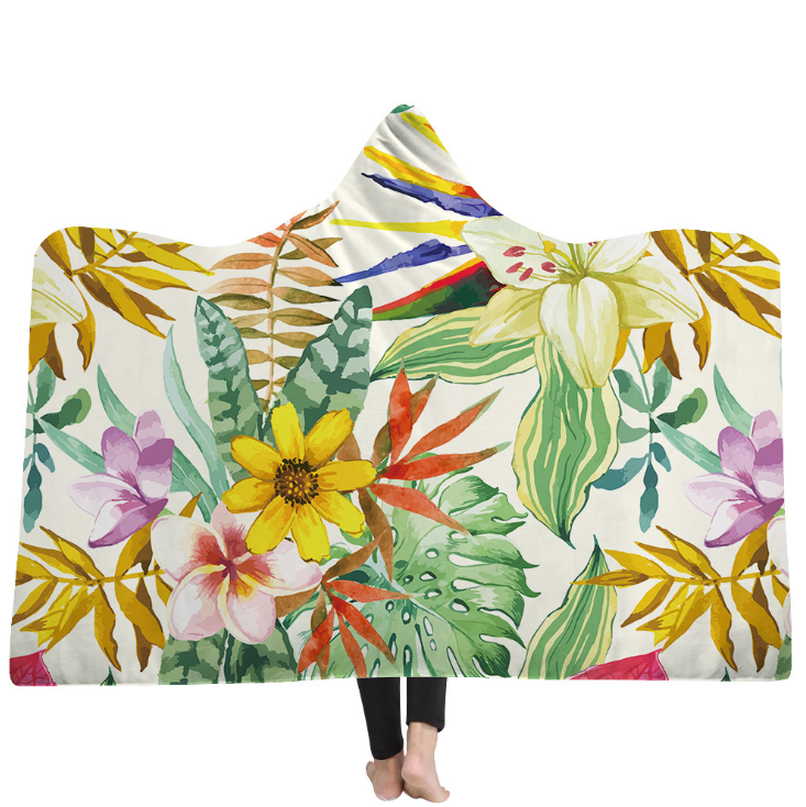 plant hooded blanket 24