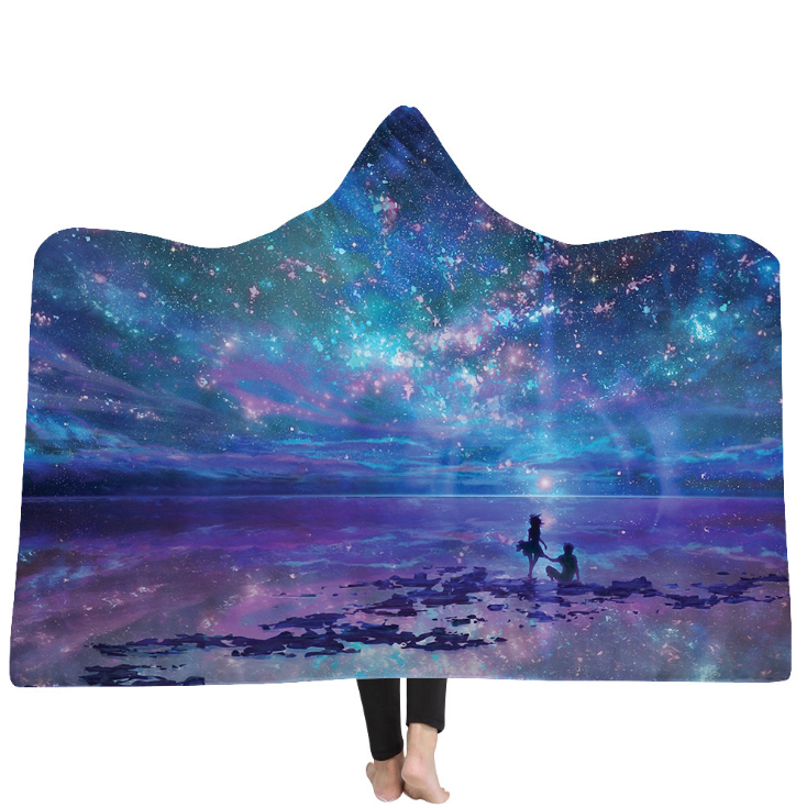 High Quality 36 Designs Starry Sky Hooded Blanket 11 starry sky blanket 10
