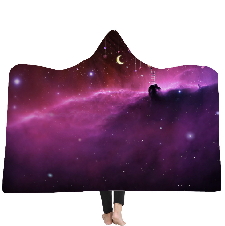 High Quality 36 Designs Starry Sky Hooded Blanket 21 starry sky blanket 20