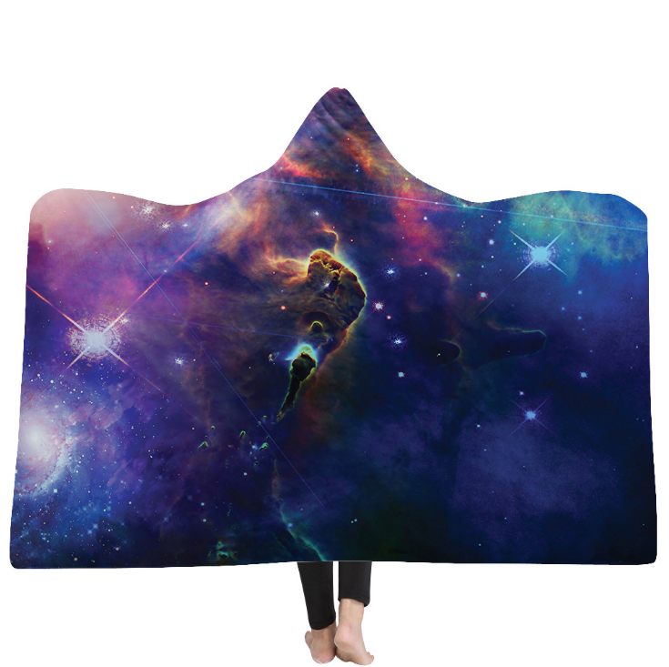 High Quality 36 Designs Starry Sky Hooded Blanket 26 starry sky blanket 25