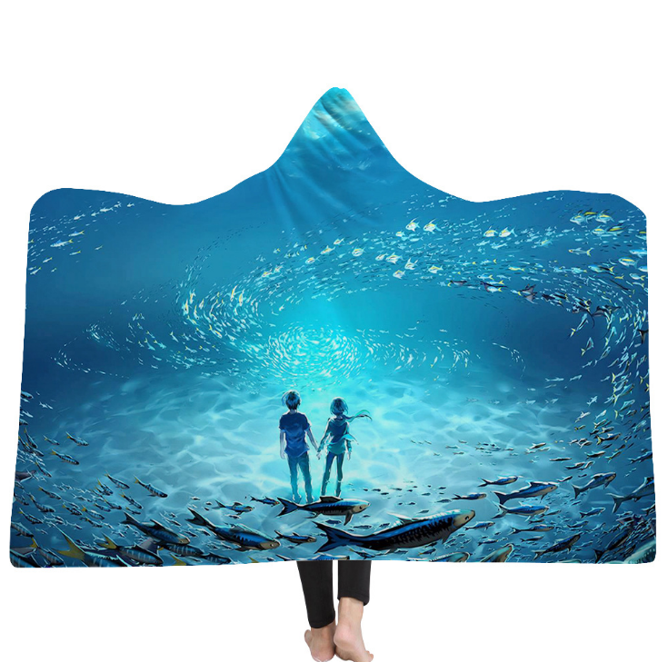 High Quality 36 Designs Starry Sky Hooded Blanket 36 starry sky blanket 35