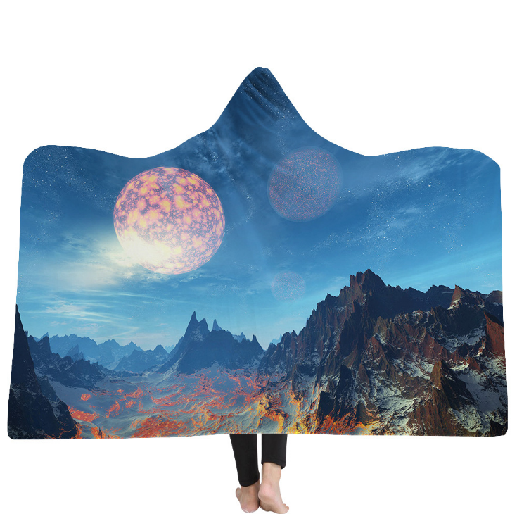 High Quality 36 Designs Starry Sky Hooded Blanket 37 starry sky blanket 36