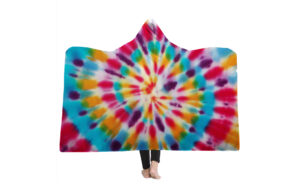 tie dye Hooded Blanket (5)