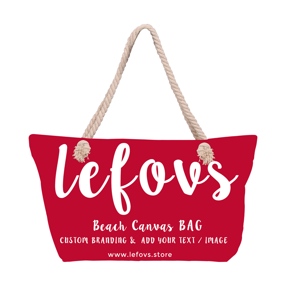 Custom Beach Canvas Bags