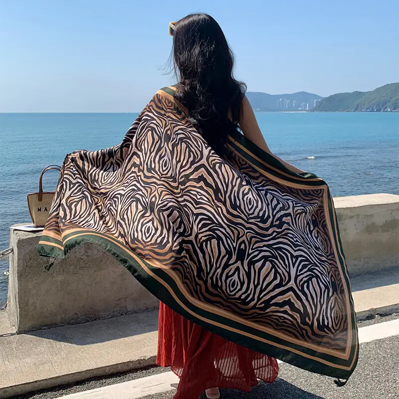 Artificial Cotton Hemp Silk Scarf 21