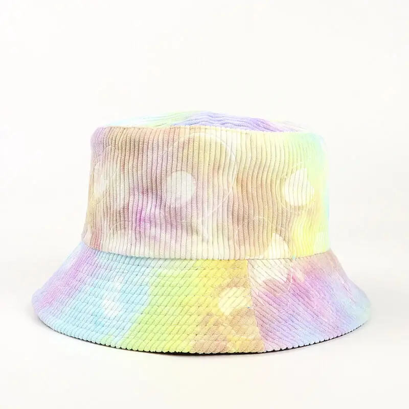 Autumn Winter Corduroy Tie-dye Bucket Hat 21 Autumn Winter Corduroy Tie dye Bucket Hat 4