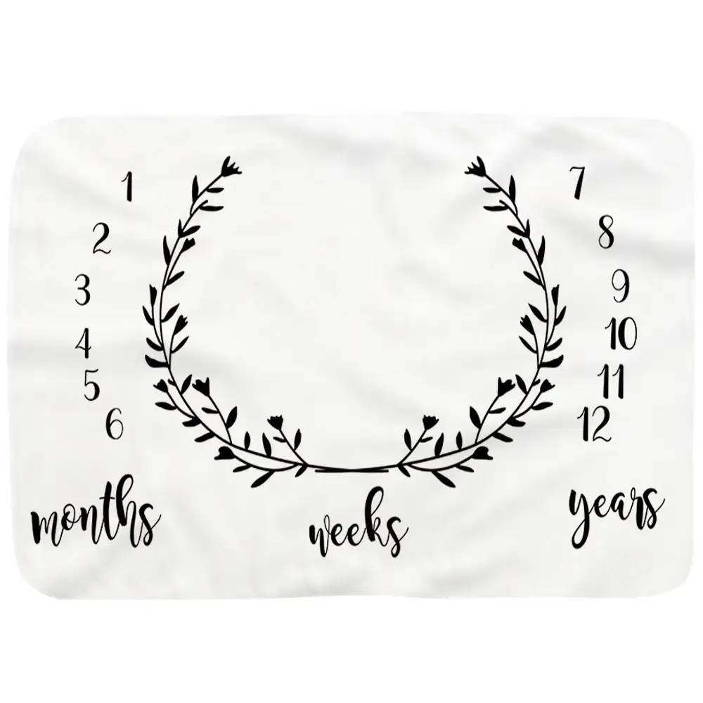 Baby Boy And Girl Milestone Blanket 11 Baby Boy And Girl Milestone Blanket 10
