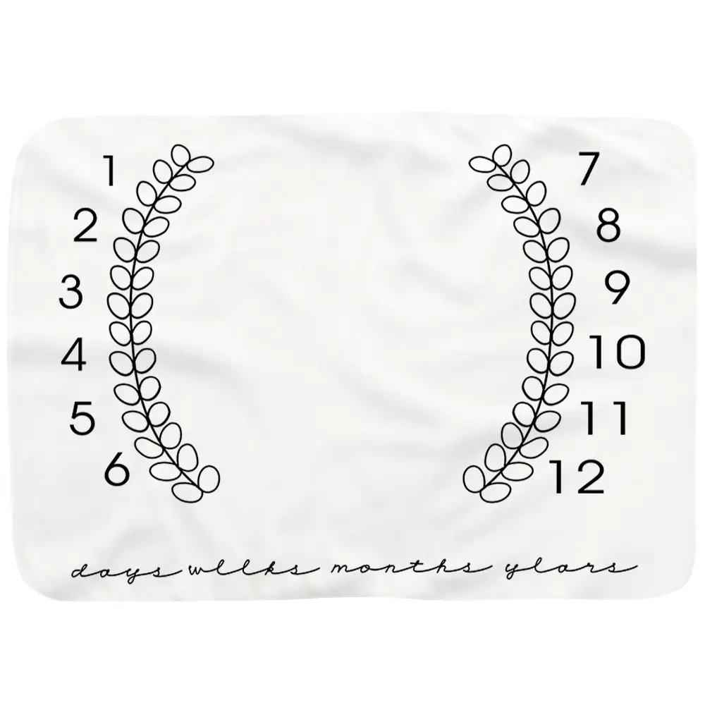 Baby Boy And Girl Milestone Blanket 12 Baby Boy And Girl Milestone Blanket 11