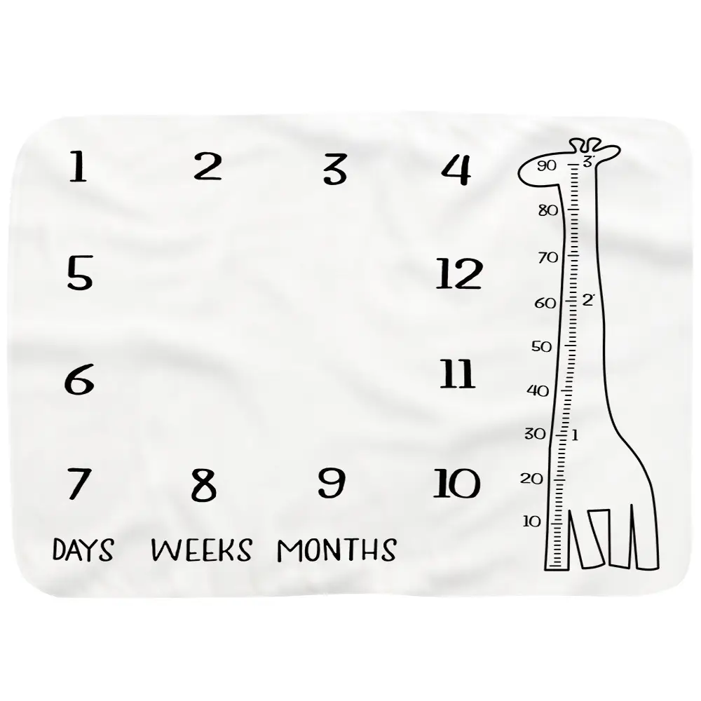 Baby Boy And Girl Milestone Blanket 16 Baby Boy And Girl Milestone Blanket 15