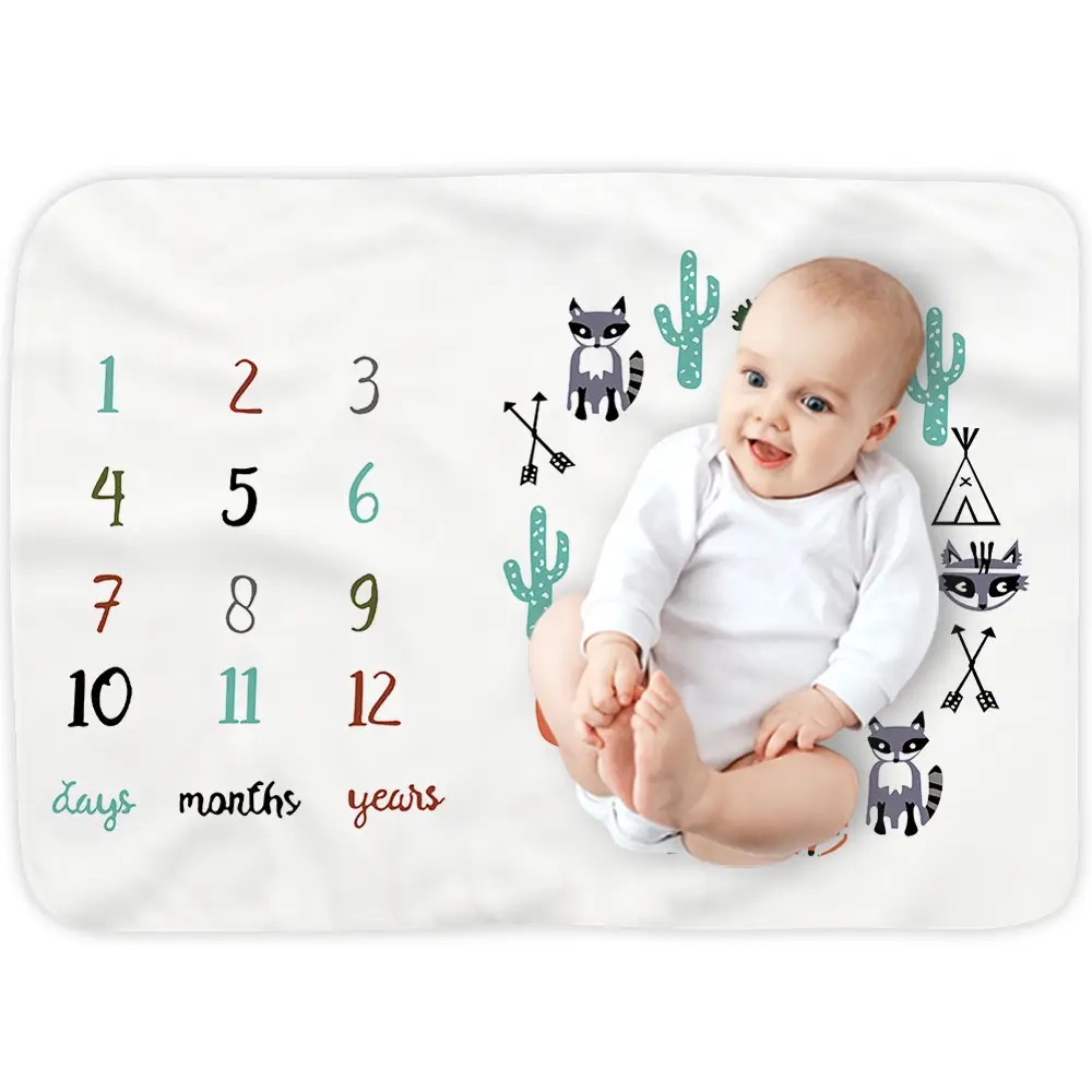 Baby Boy And Girl Milestone Blanket 20 Baby Boy And Girl Milestone Blanket 19