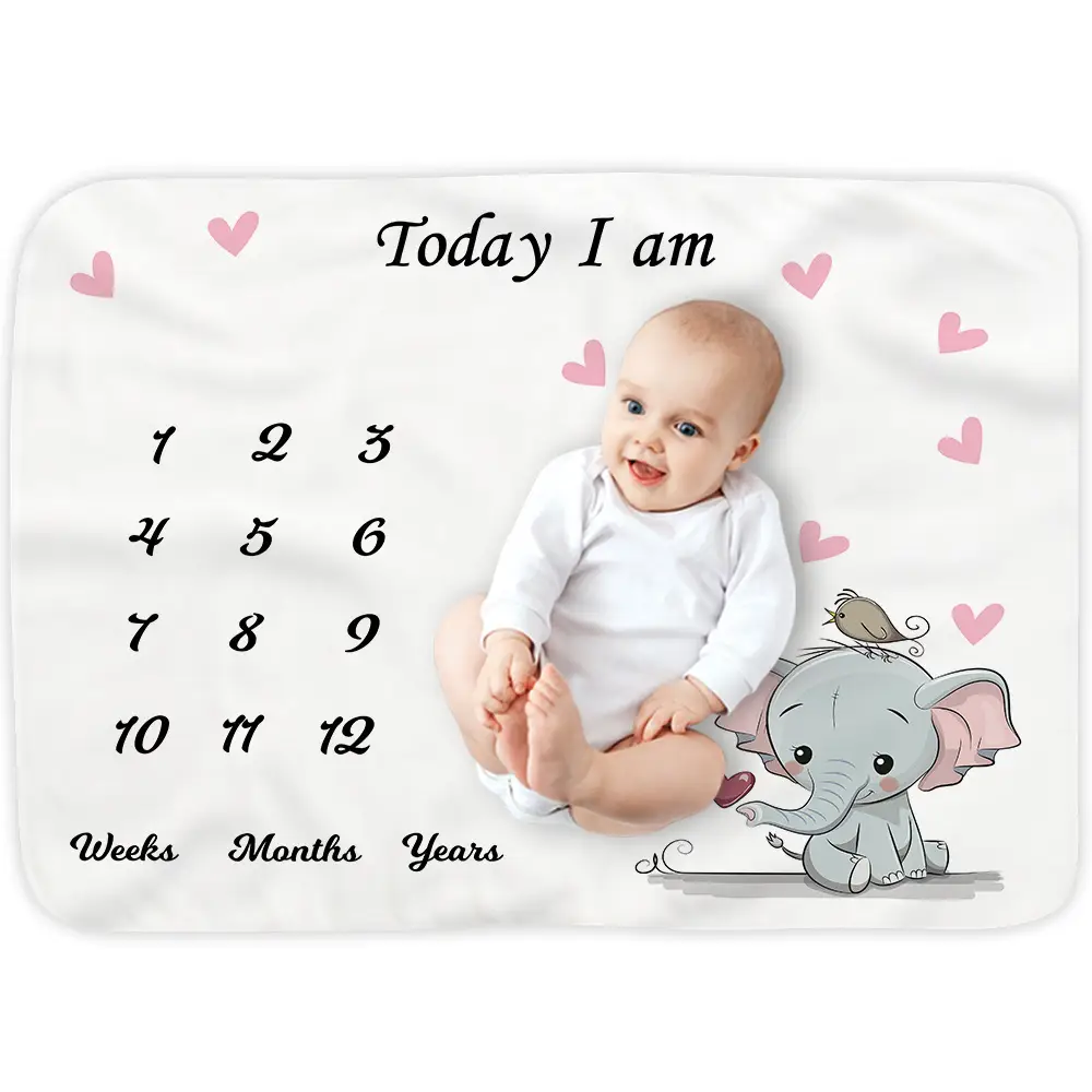 Baby Boy And Girl Milestone Blanket 21 Baby Boy And Girl Milestone Blanket 20
