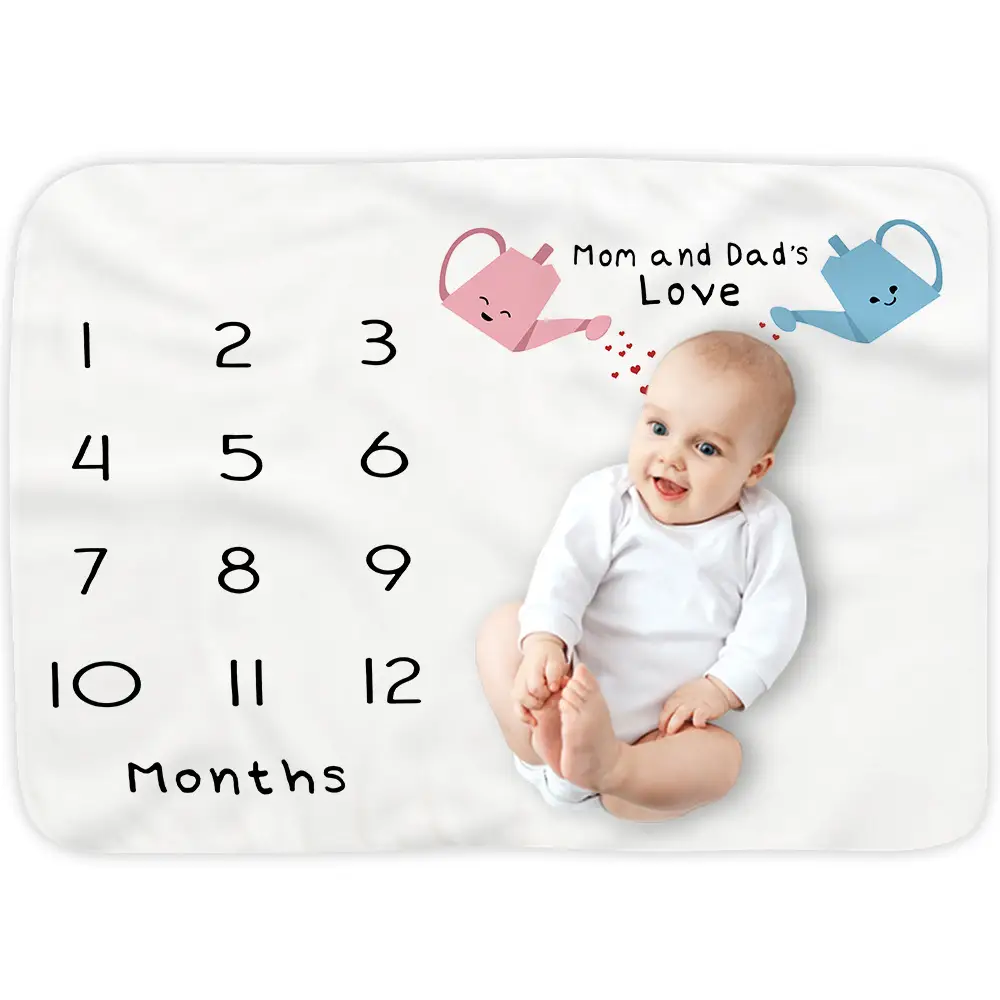 Baby Boy And Girl Milestone Blanket 22 Baby Boy And Girl Milestone Blanket 21