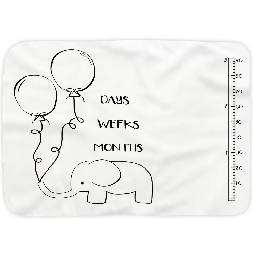 Baby Boy And Girl Milestone Blanket 7 Baby Boy And Girl Milestone Blanket 6