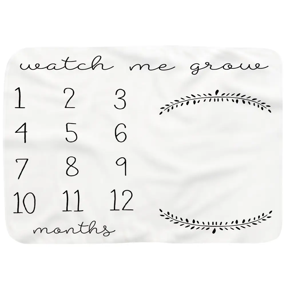 Baby Boy And Girl Milestone Blanket 10 Baby Boy And Girl Milestone Blanket 9