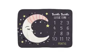 Baby Milestone Blanket Moon