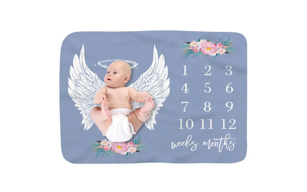 Baby Monthly Milestones Blanket