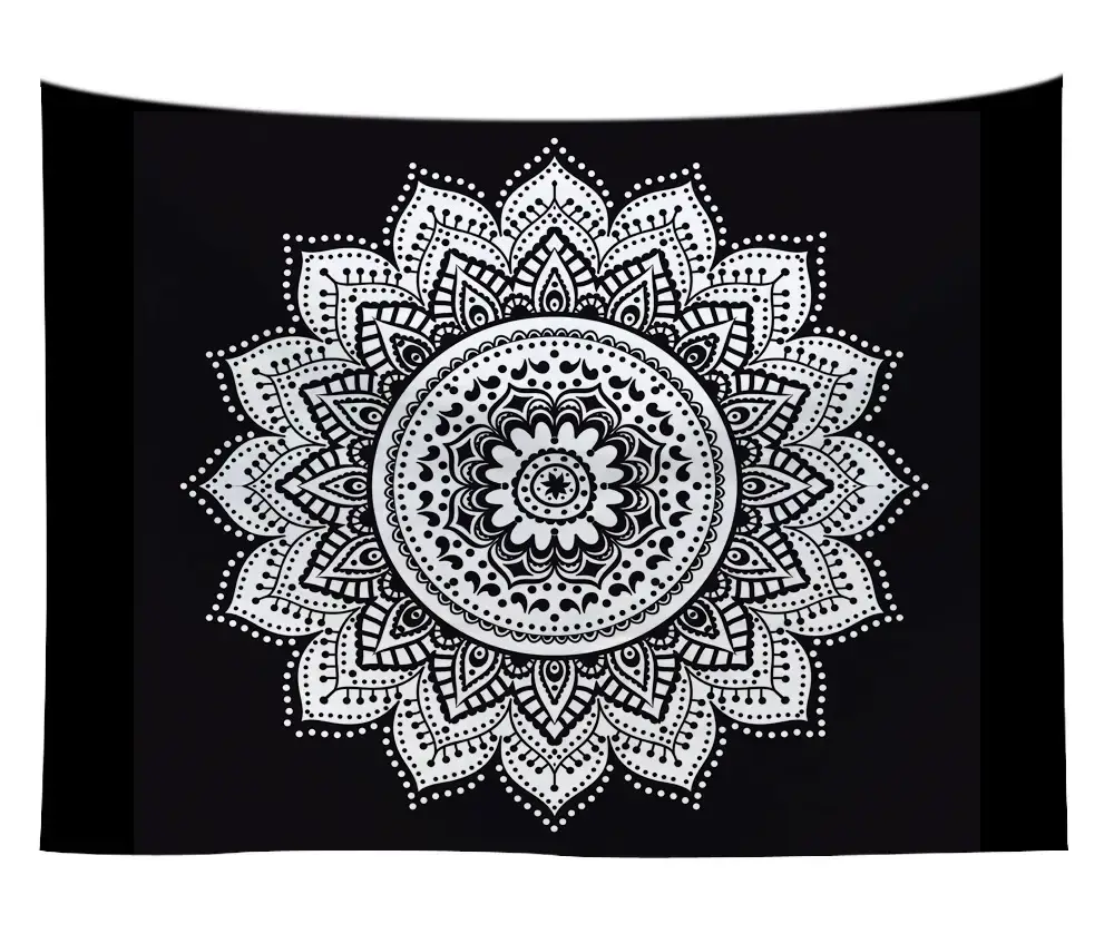 Boho Mandala Sun Moon Wall Tapestry 15