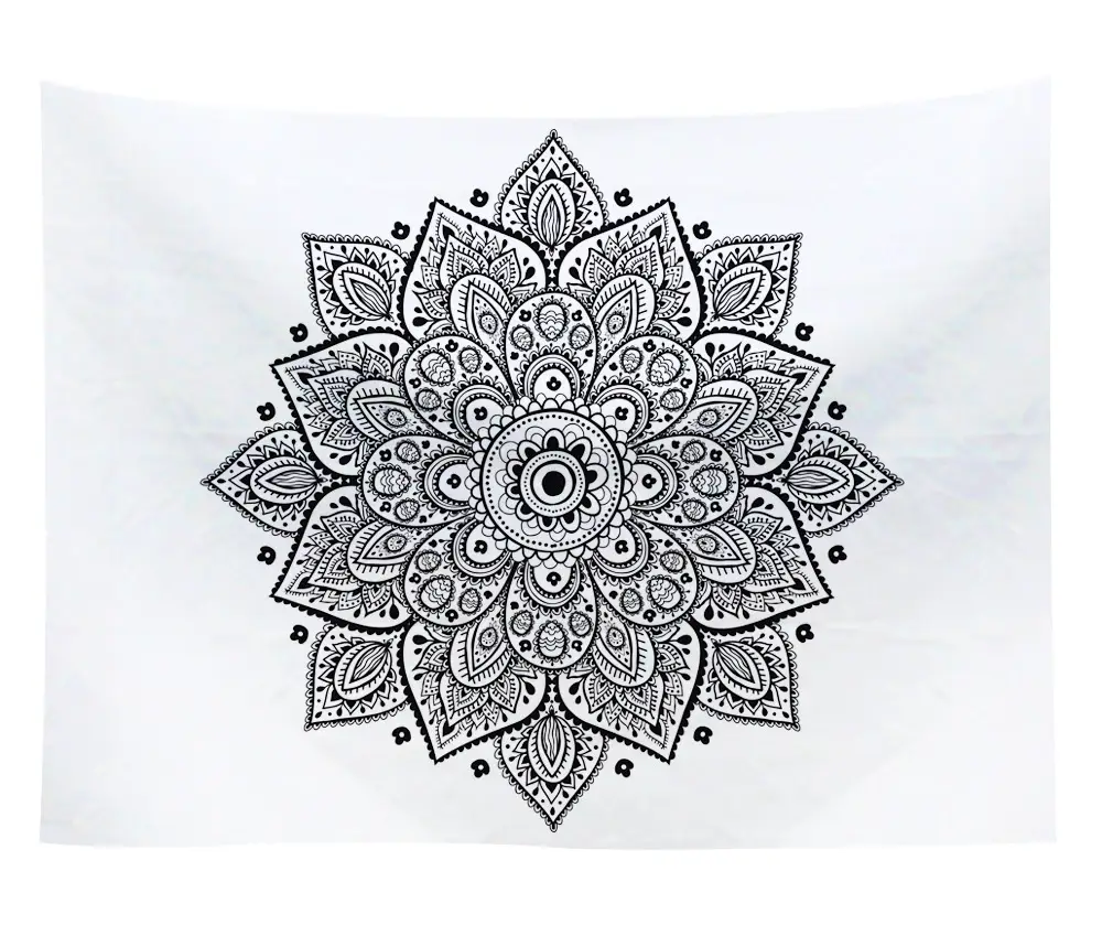 Boho Mandala Sun Moon Wall Tapestry 22
