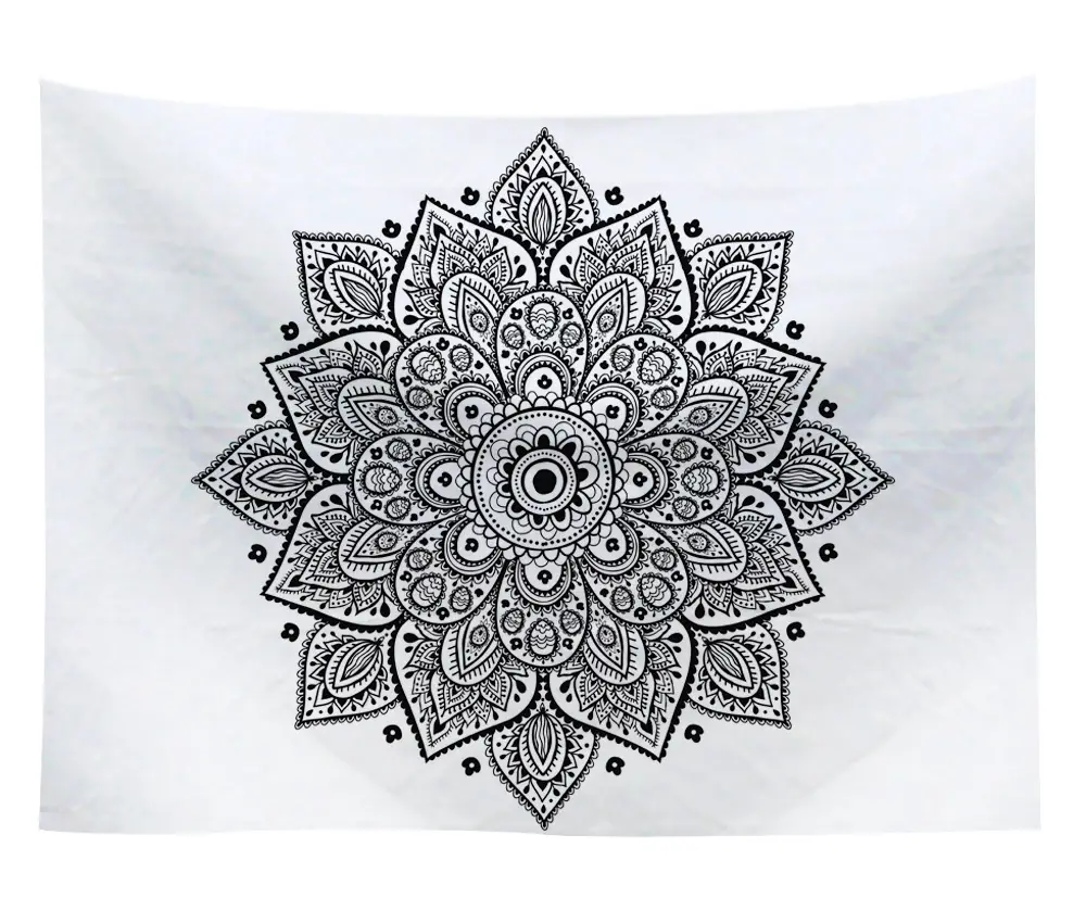 Boho Mandala Sun Moon Wall Tapestry 30