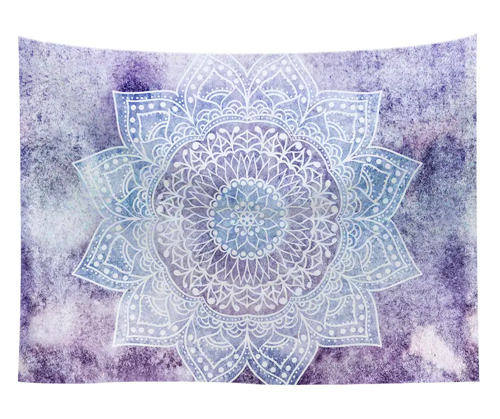 Boho Mandala Sun Moon Wall Tapestry 40